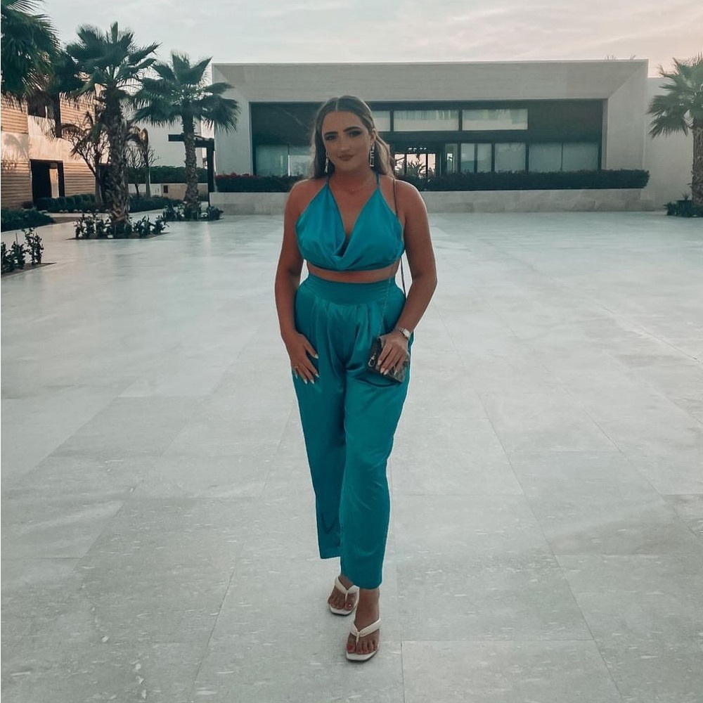 Aqua Two Piece Set